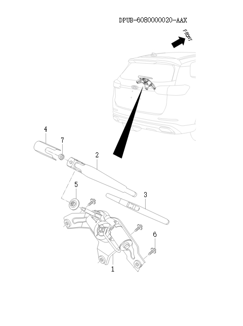Rear wiper system    35