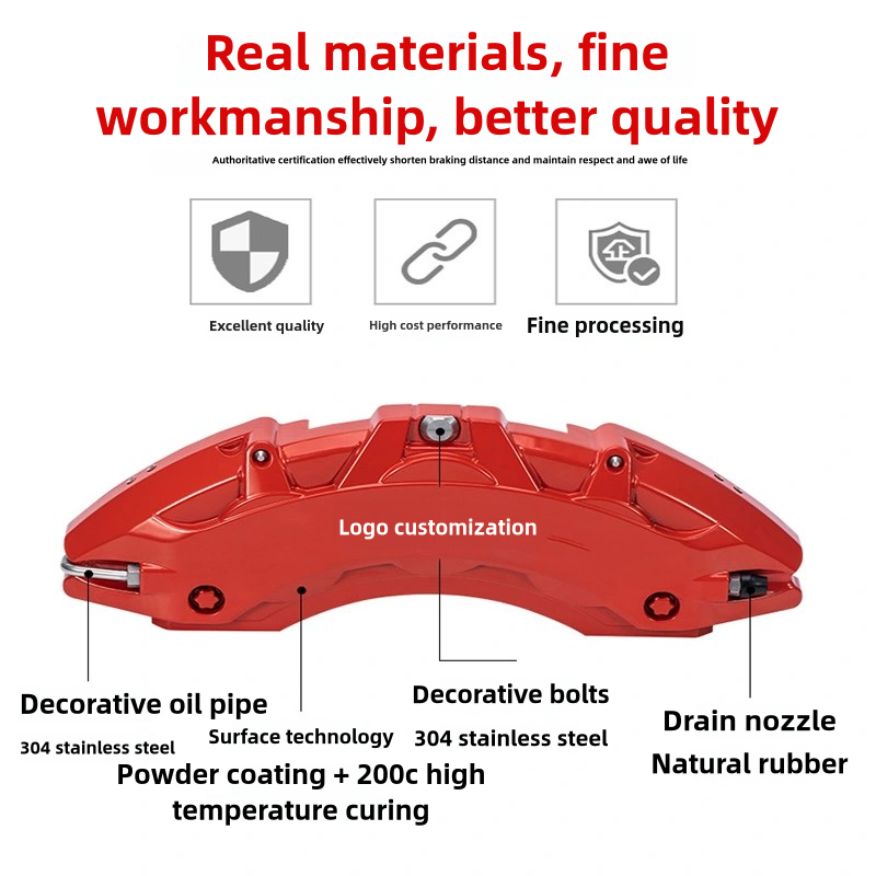 For Xpeng P7 22-25 Car Disc Brake Caliper Front/Rear Disc Brake Aluminum Alloy Mechanical Brakes Calipers Part