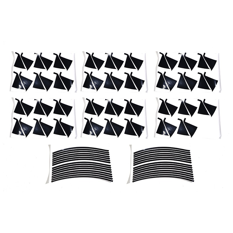 BYD Shark 6 Wheel stickers 4 sets black