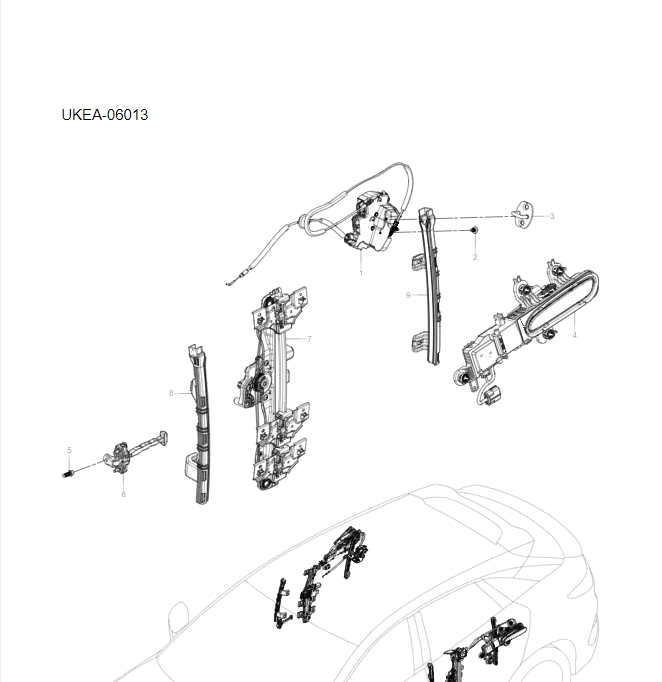 UKEA-06013 Rear Door Accessories