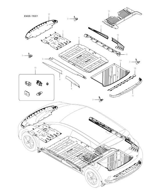 EM2E-15001 Vehicle Accessories